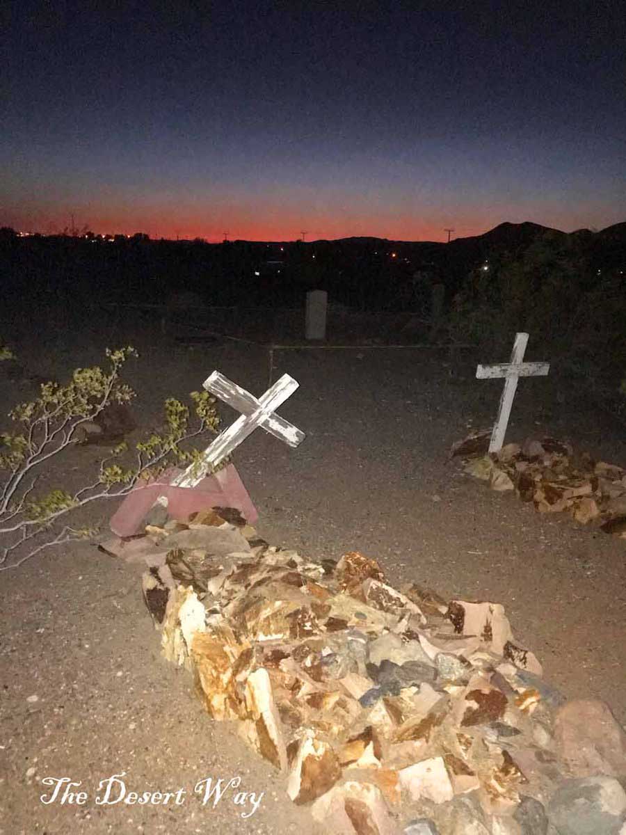 Daggett Pioneer Cemetery Respect on Route 66 The Desert Way with