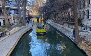Playing Tourists at the River Walk in San Antonio