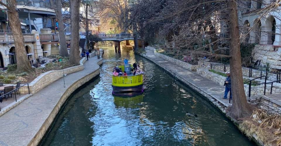 Playing Tourists at the River Walk in San Antonio